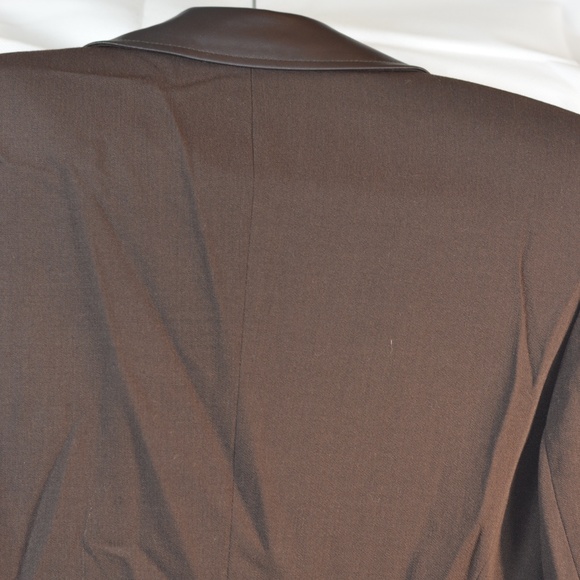 TUZZI Brown Blazer Sz M - Picture 4 of 5